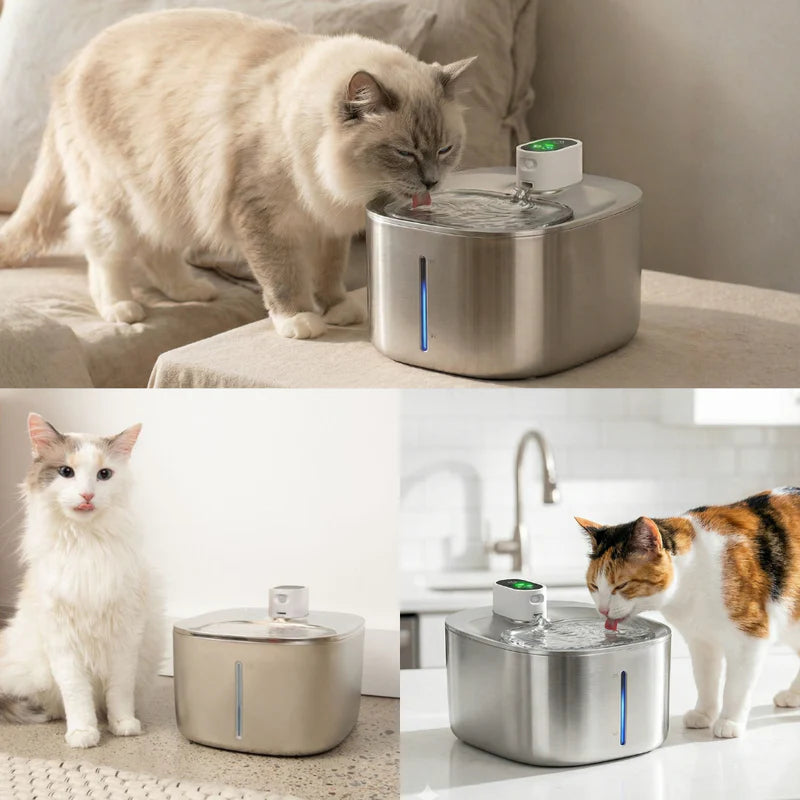 The FlowPaw™ - Wireless Fountain